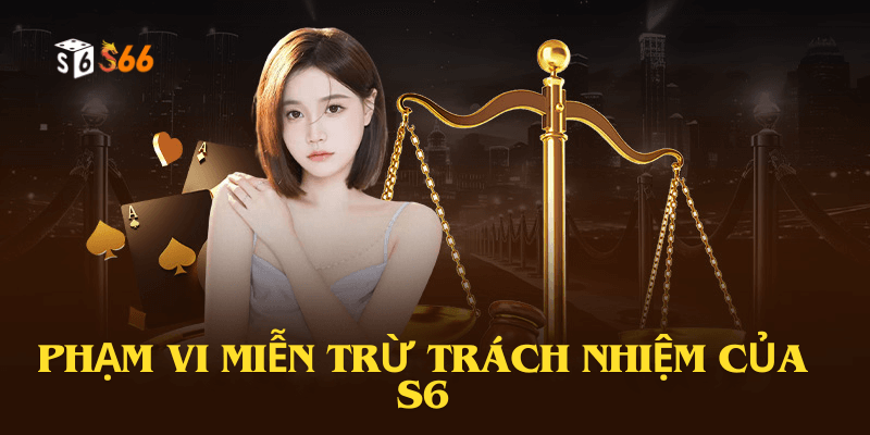 Phạm vi miễn trừ trách nhiệm của S6